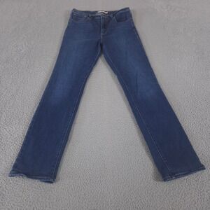 Levis Jeans Womens 29 Blue 724 High Rise Straight Dark Wash Denim Stretch Leg